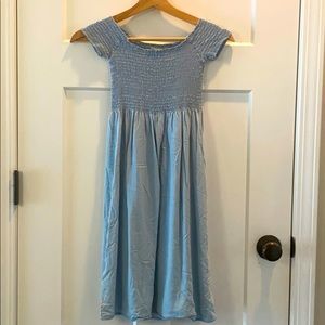 Zara Girls Lightweight Denim Midi Dress